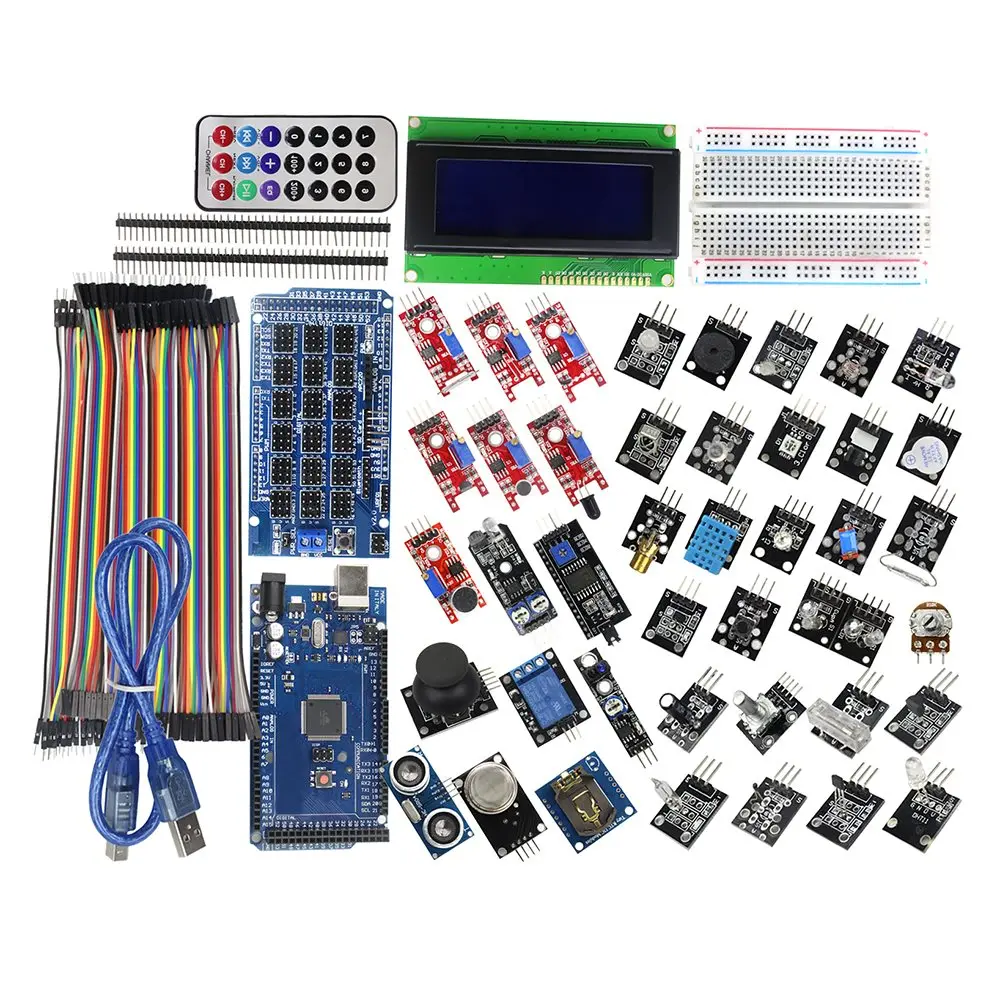 Стартовый набор Mega 2560 R3 с 40 модулем датчика серийный I2C LC|Детали и аксессуары| |