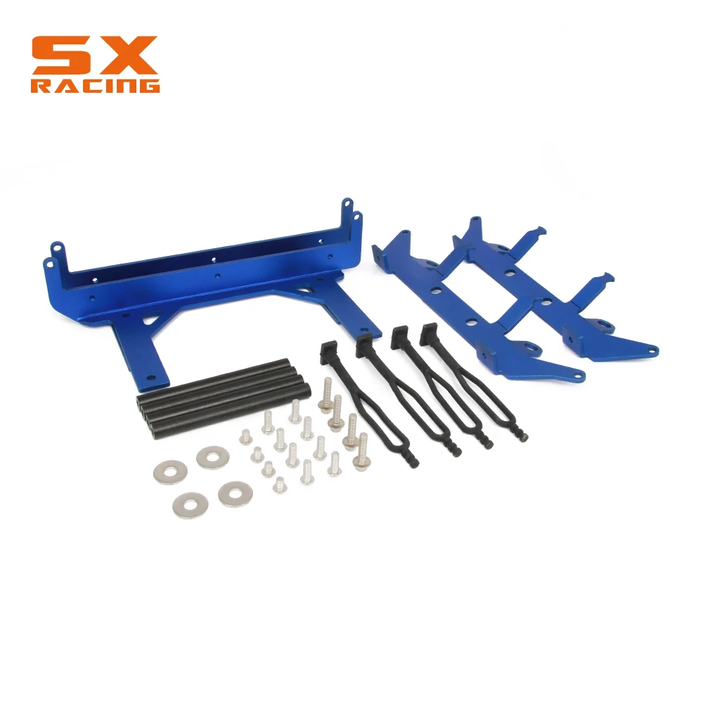 Защитный кронштейн радиатора мотоцикла Алюминиевый Комплект для Husqvarna FC 125 350 450