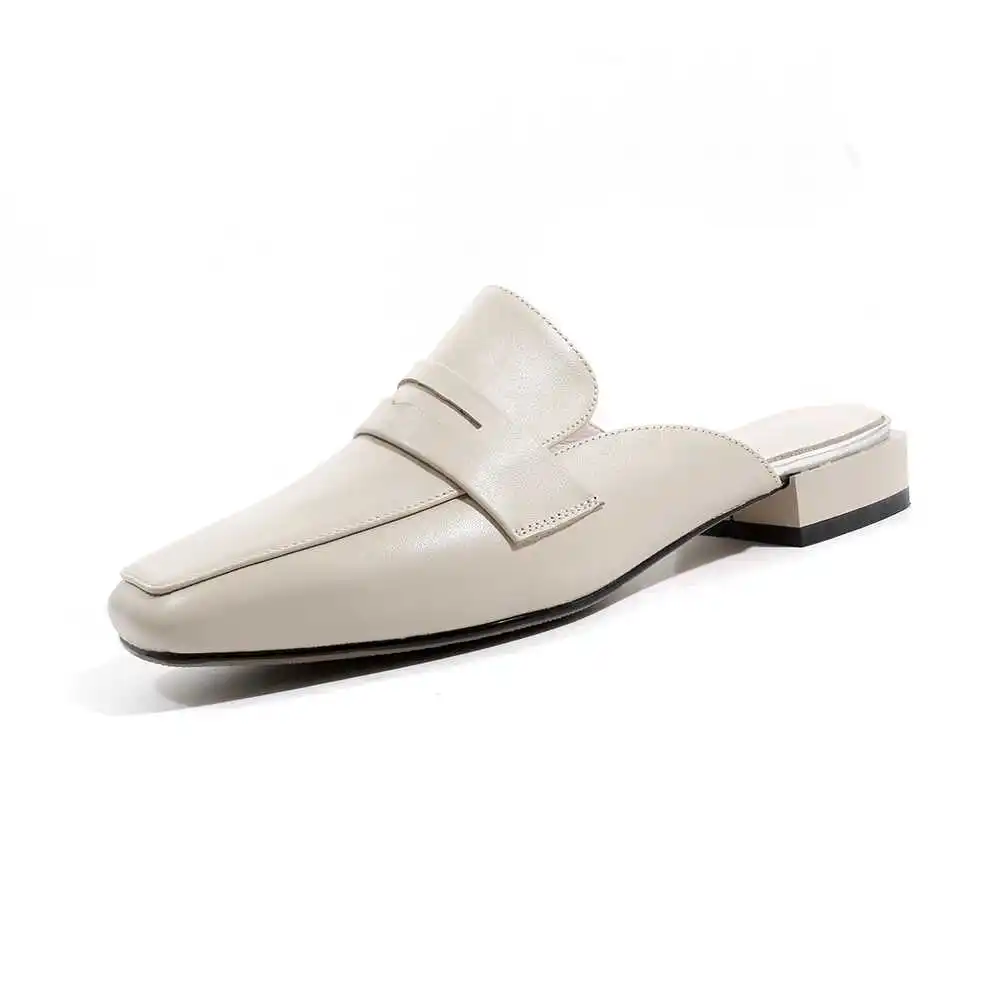 Мюли Krazing Pot из натуральной кожи на низком каблуке классические туфли без