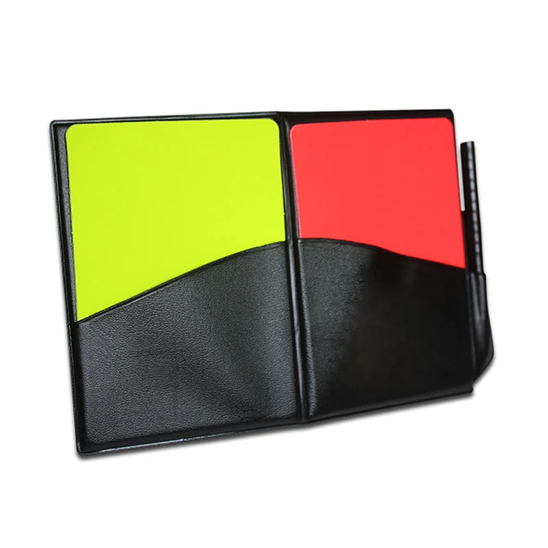 Новый Футбол Футбольный Арбитр Чехол с Красной Карточки и Yellow Card Стандартных