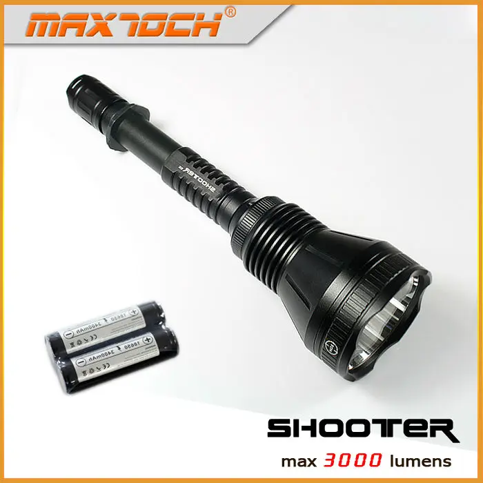 MAXTOCH 2X Шутер XHP70 версия + батарея 3000 люмен XHP-70 LED Широкоугольный Луч Потока
