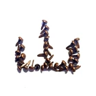 Мини-брадсы из красной бронзы, серебра 4,5 мм, свадебные принадлежности, приглашения, подарок, сделай сам, принадлежности для скрапбукинга