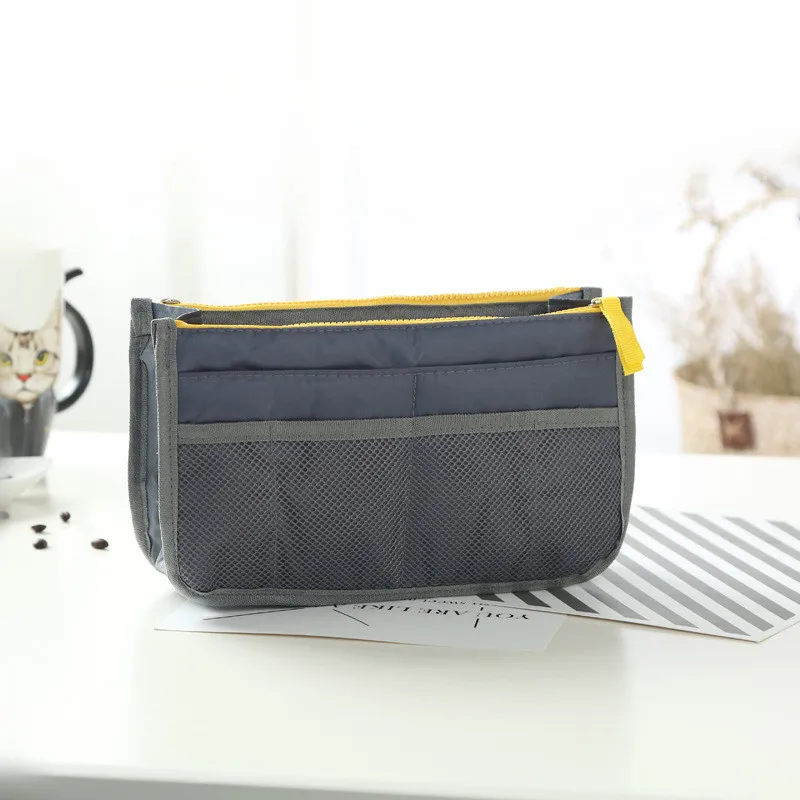 Portable Makeup bag Canvas Travel Bags Make Up Organizer Bag Women Men Casual Multifunctional Cosmetic Toiletry Storage Handbag