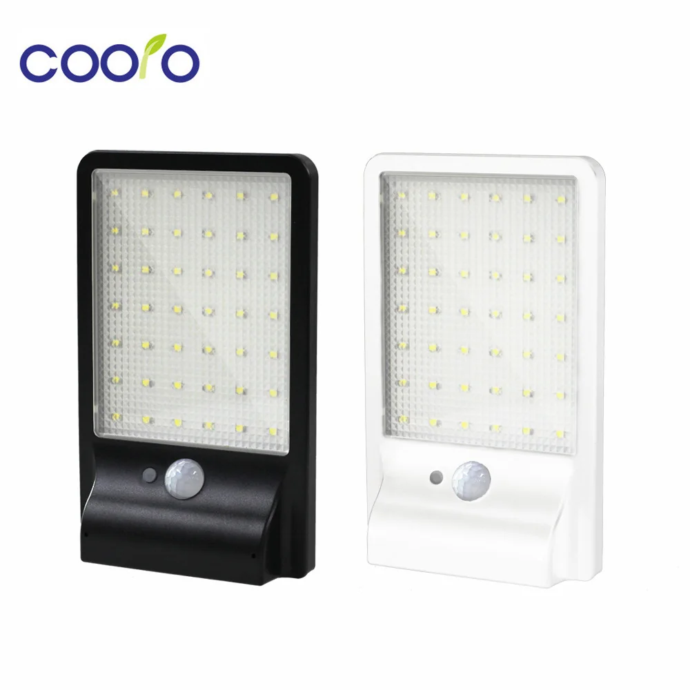 500LM 42led Солнечная лампа Открытый водонепроницаемый датчик движения Детектор бра