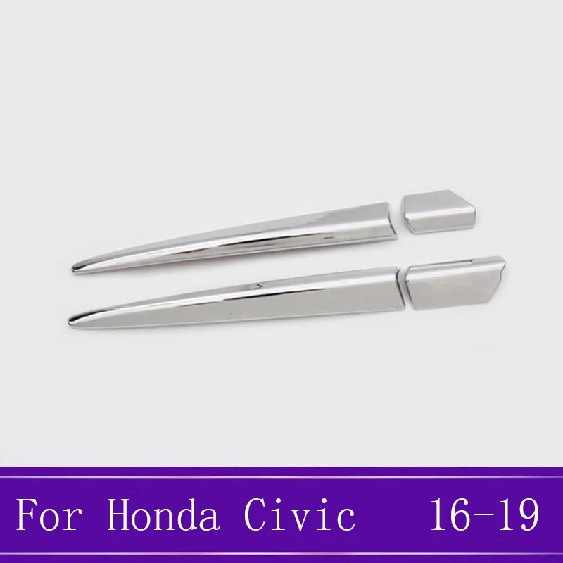 Для Honda Civic 10th 2016 2019 Боковая дверь зеркало заднего вида крышка столба полоса