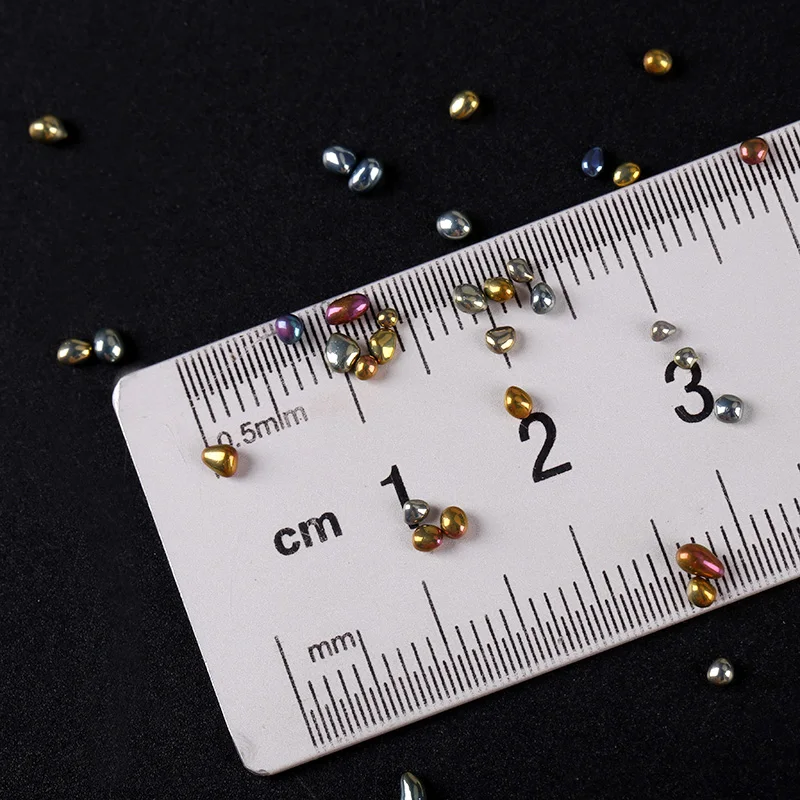 Синева 3D Талисманы Красочные 5 цветов натуральный Камни Дизайн Маникюр ногтей