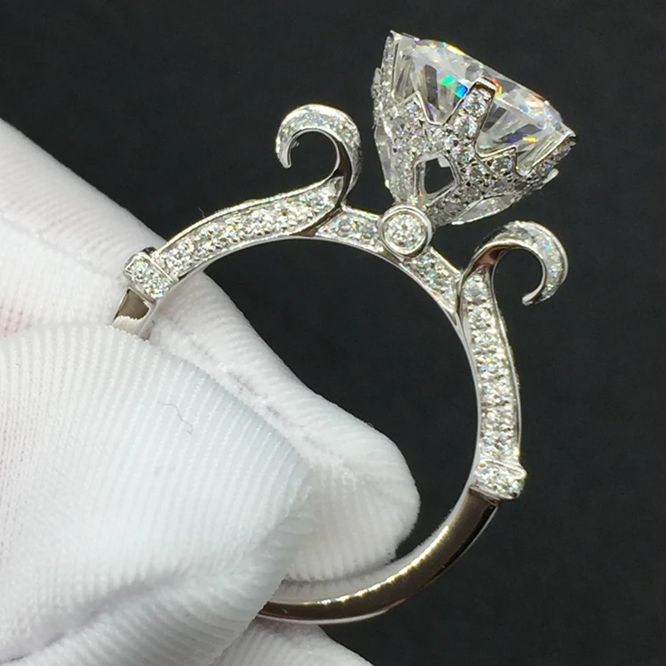Choucong Wieck Роскошные ювелирные изделия из стерлингового серебра 925 пробы 3Ct AAA CZ