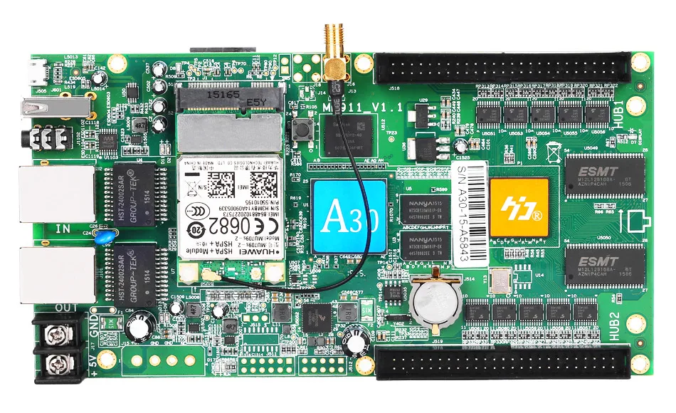 HD A30 Асинхронный полноцветсветодиодный контроллер светодиодного дисплея