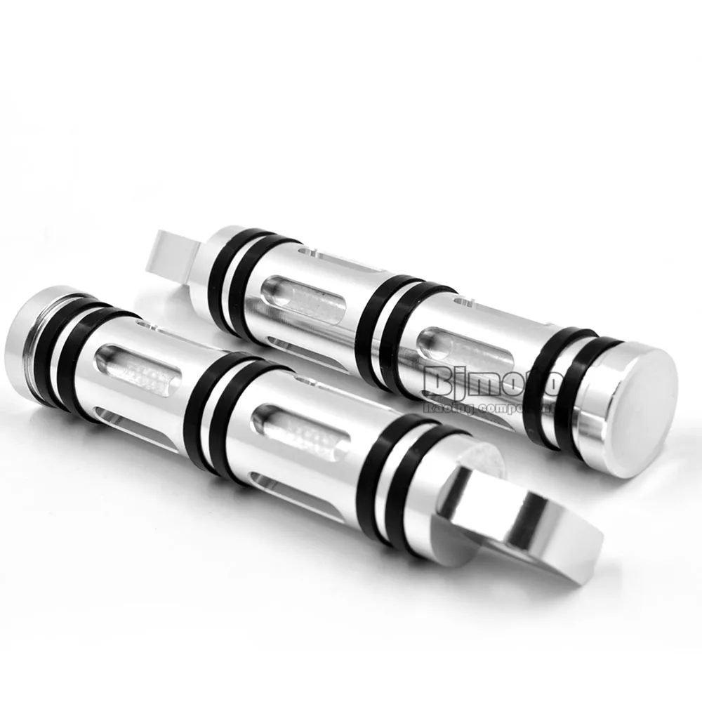 Bjmoto мотоцикл подставка для ног CNC алюминиевый мотоцикл мужской держатель подножки хром мотоцикл подножка для Harley Davidson