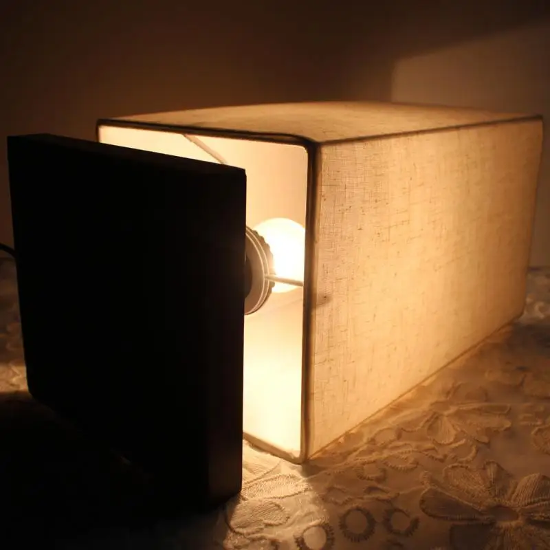 Минималистский Новый Романтический Дерево Настольная Лампа для Спальни