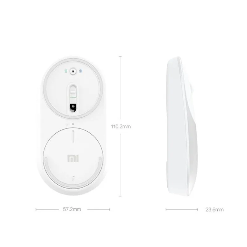 Оригинальная Xiaomi mi мышь Портативная Беспроводная игровая мышка оптическая Bluetooth