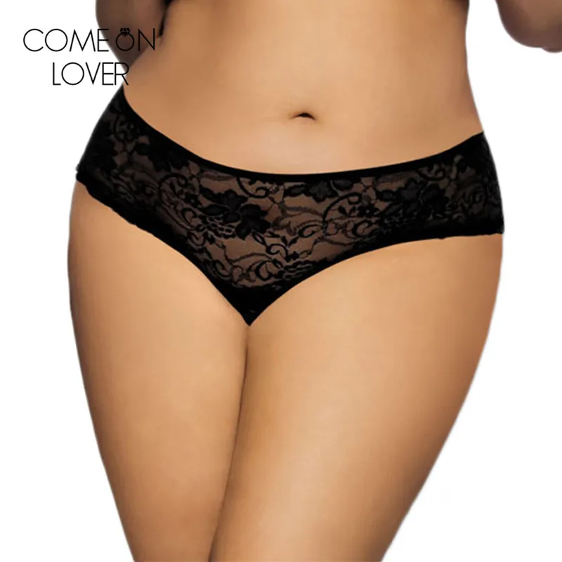 Comeonlover, бандаж, большой размер, 6XL, сексуальное нижнее белье, трусики, выдалбливают, кружево, женские трусы,, женские трусы, трусики PL5011