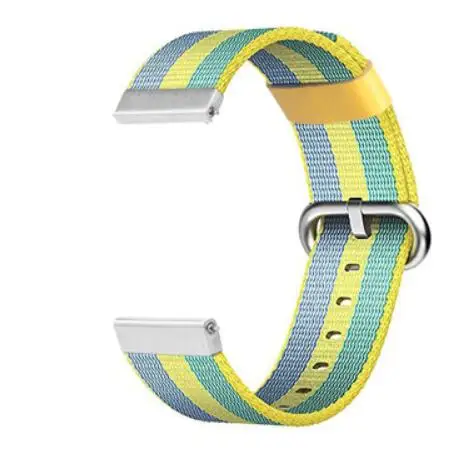 20 22 ремешок для samsung galaxy watch gear s2 s3 Neo Live Huawei GT 2 pro Pebble time amazfit 1 s pace bip нейлоновый |