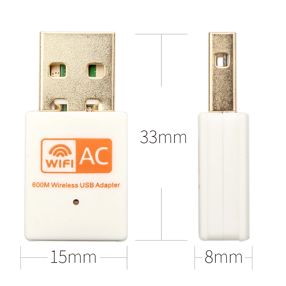 Kebidu беспроводная сетевая карта 600 Мбит/с USB WiFi адаптер 2 4 ГГц 5 Антенна ПК