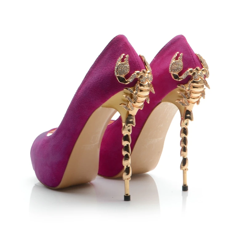 Новинка 2019 года свадебные фиолетовые туфли из натуральной кожи для невесты