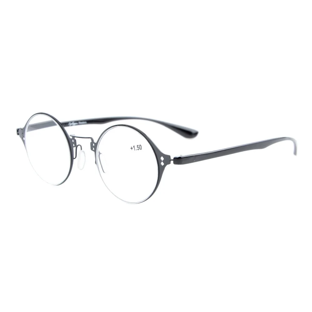 R12618 Eyekepper легкие гибкие круглые очки для чтения уникальные стильные кристально