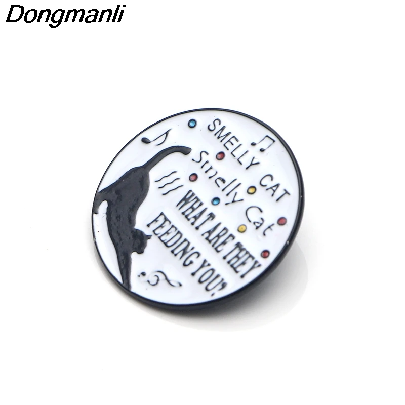 P3271 Dongmanli друзья ТВ шоу вонючий кот что они кормят вас эмалевые булавки ювелирное
