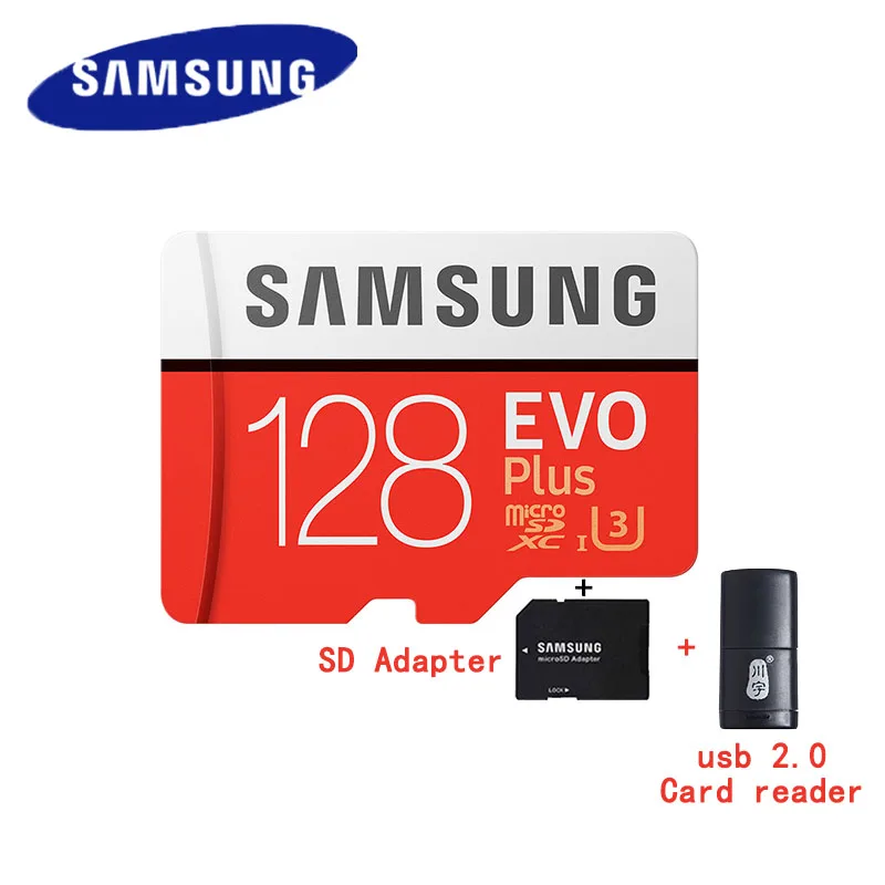 Карта памяти MicroSD SAMSUNG EVO Plus sdhc u3 c10 128 ГБ | Компьютеры и офис