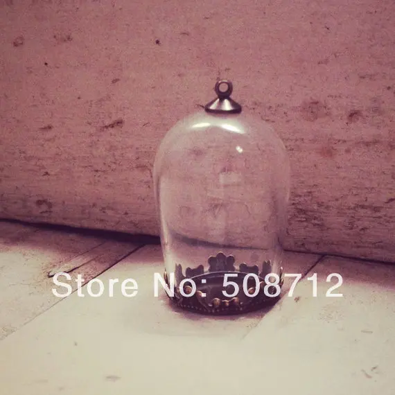 Прозрачная стеклянная подвеска-колокол в виде бутылки подвеска сделай сам