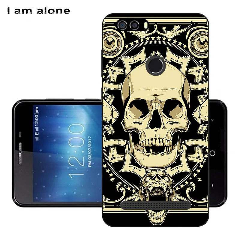 Чехлы для телефонов I am alone для Leagoo power 2 5,0 дюйма, мягкие чехлы из ТПУ для мобильных телефонов с мультяшным принтом для Leagoo power 2, сумки