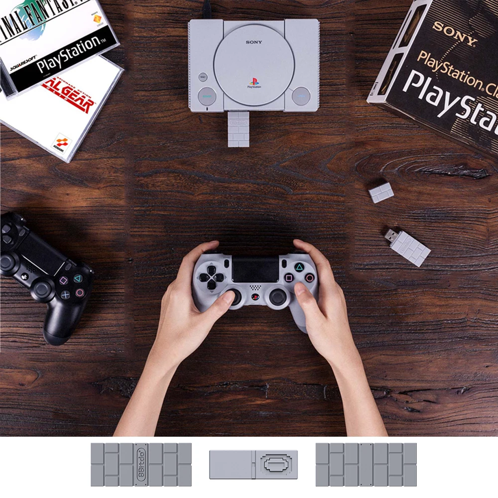 8Bitdo USB Wireless Adapter Bluetooth Gamepad Receiver for PS4 Windows Mac Switch Xbox one Controller nintend switch con | Электроника