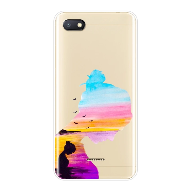 Задняя крышка для Pocophone F1 Xiaomi Redmi Note 4 4X 5 5A 6 Pro Prime Girl силиконовый чехол телефона S2 4A