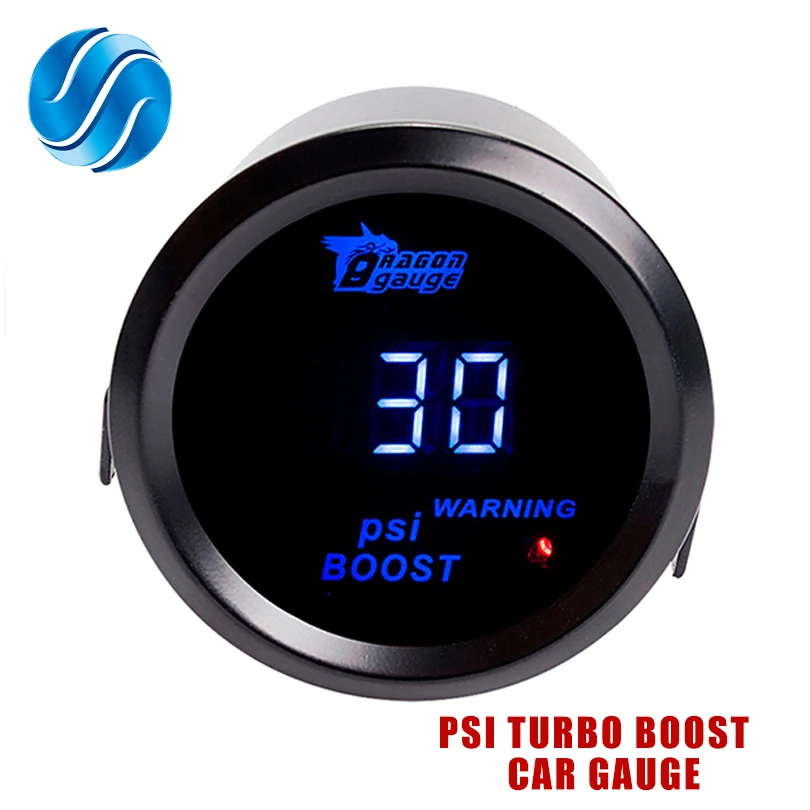 Автомобильный измерительный прибор DRAGON 2 &quot52 мм PSI Turbo Boost Gauge автомобильный