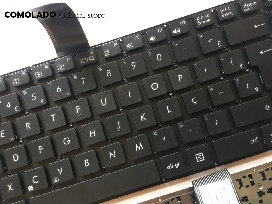 BR Brazil Keyboard FOR ASUS S56 S56C S56CA S56CB S56CM K56 K56C R505C K56CB Black Without frame keyboard Layout | Компьютеры и офис