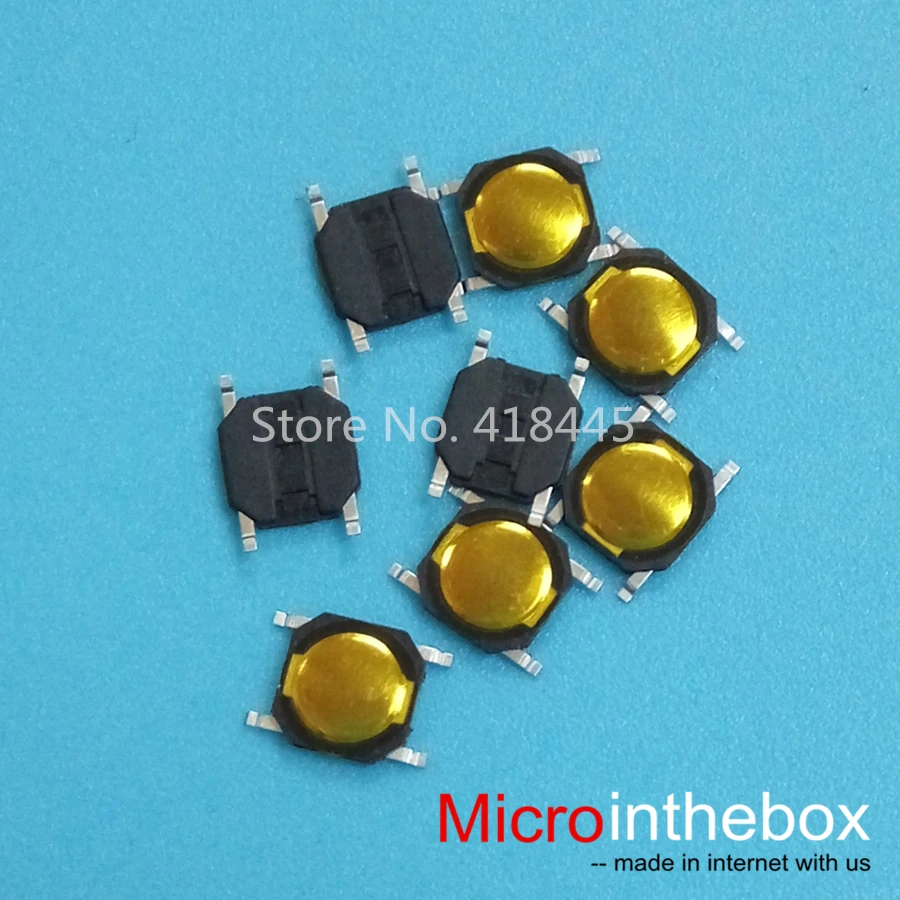Tact переключатель 4x4x0 8 ультра тонкий 1000 шт./лот мини микро мембранный 4pin smd