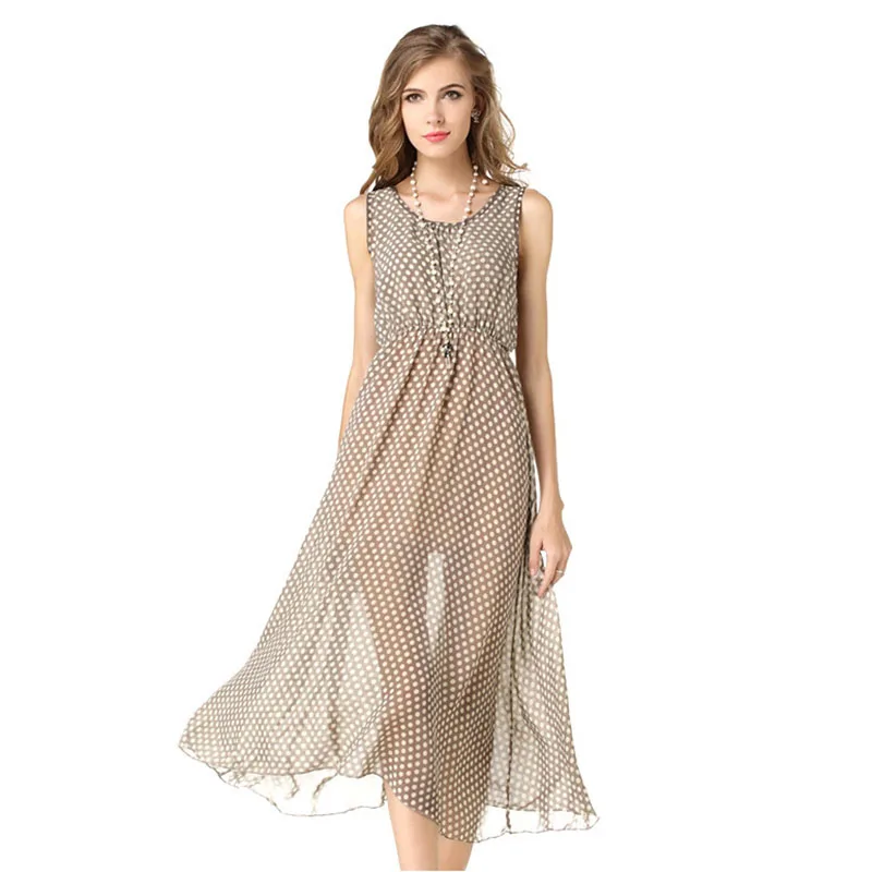 Женщины 2017 Новый Сексуальный Моды Рукавов Bodycon О Шея Середине See Through Dress Круглым