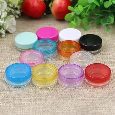 Прозрачные пластиковые банки для крема 5г