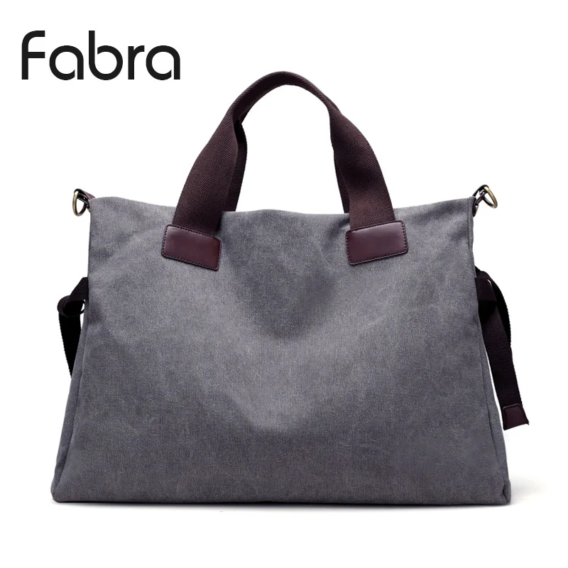 Фабра Европейский стиль винтажная холщовая женская сумка для путешествий