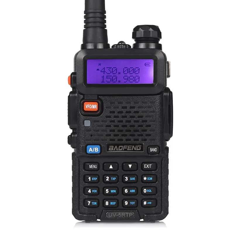 Двухдиапазонная Любительская рация Baofeng UV 5RTP 136 174/400 520 МГц FM1/4/8 Вт с кабелем для