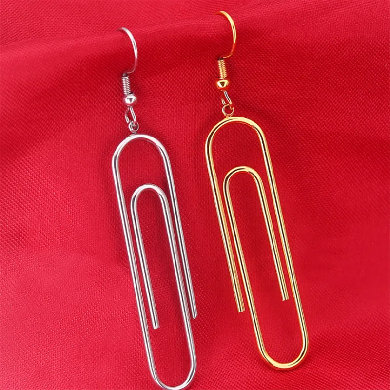Модные серьги золотого цвета из нержавеющей стали лидер продаж темпераментные
