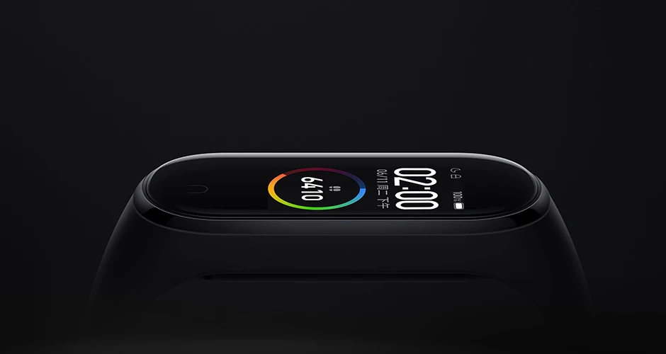 Xiaomi Mi-браслет 4 смарт-Браслет фитнес-браслет MiBand Band 4 Частота сердечных сокращений большой сенсорный экран сообщение Smartband