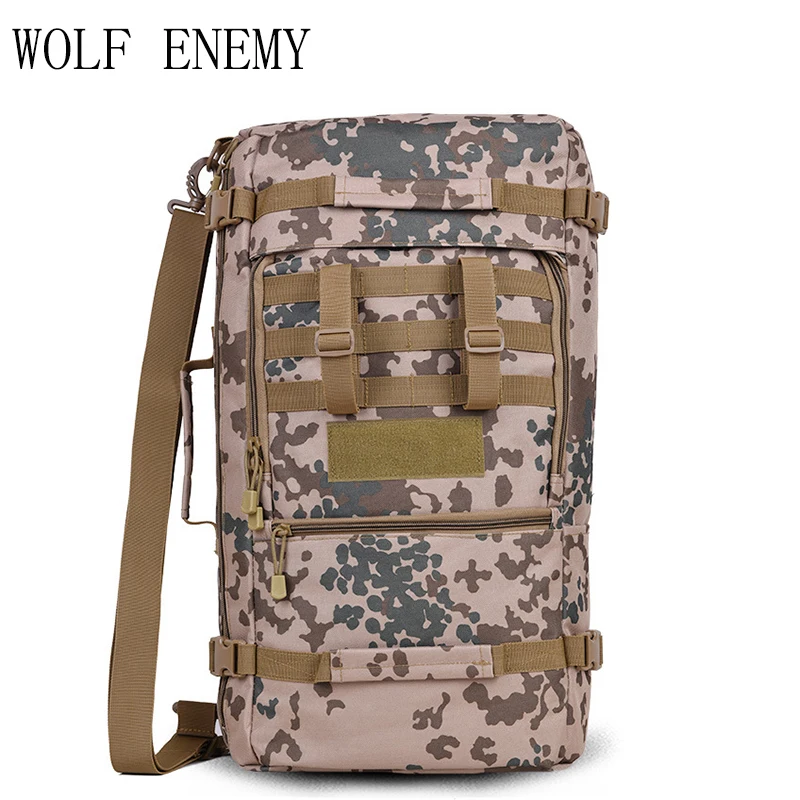 Goede 60L Outdoor Tassen Multifunctionele Militaire Tactische Rugzak Wandelen Camping Trekking Schoudertas Sporttassen