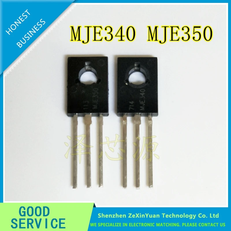 

10pcs (5PCS MJE340 + 5PCS MJE350 ) TO-126 KSE340 KSE350 TO126 new original amplifier tube