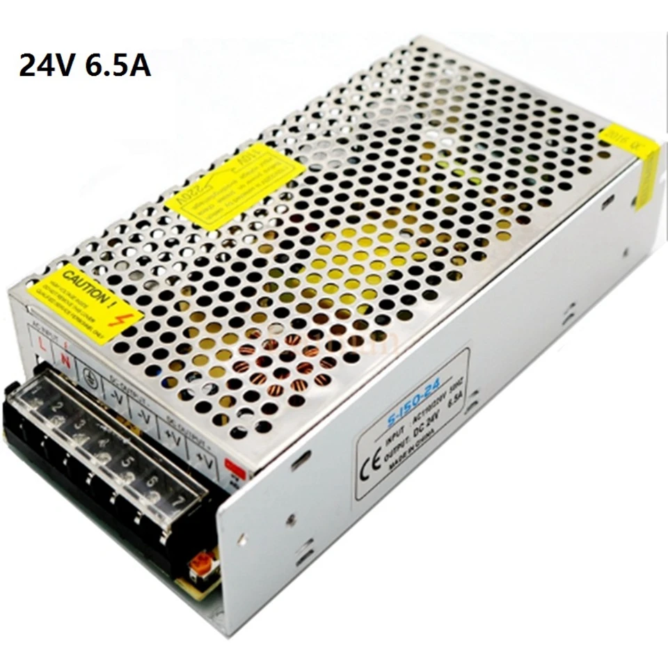 Алюминиевый Выключатель Адаптер питания 110 V/220 V AC в DC 5 V 12 V 24 V трансформатор CE ROHS светодиодный драйвер для светодиодных лент