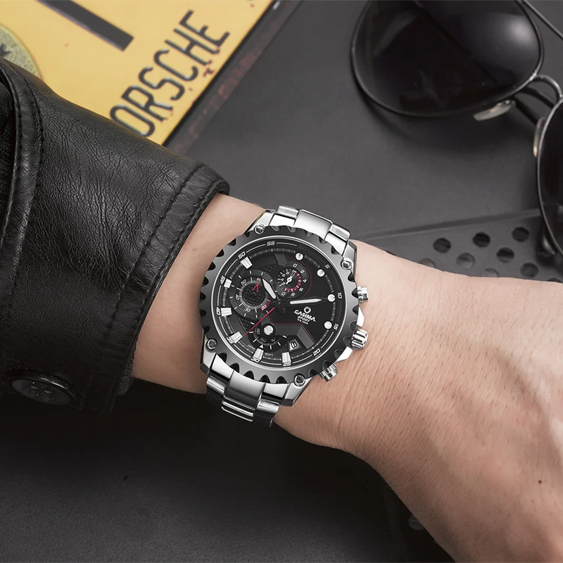 Новые роскошные брендовые классические спортивные часы мужские крутые