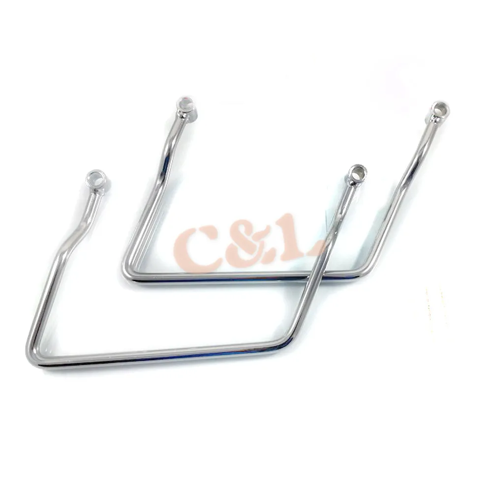 Хромированная подседельная сумка кронштейн для крепления на мотоцикле Suzuki C50 M50