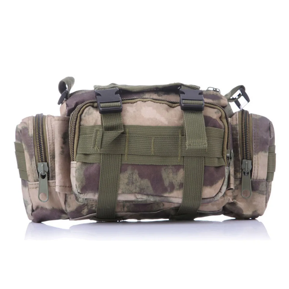 Fishing Bag Multifunctional Camouflage Lure Bag Fishing Tackle Bag Backpack Shoulder Pack Outdoor Bag - Цвет: Camouflage Ruins