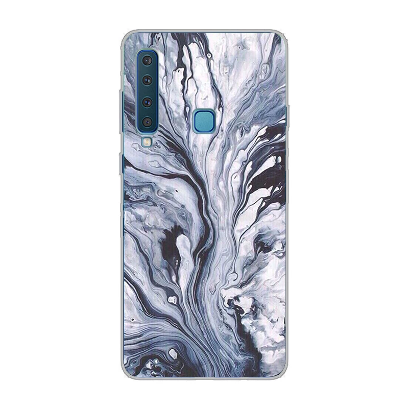 ciciber Phone Case for Samsung Galaxy A6 A8 A7 A9 Plus 2018 Star Soft TPU Back Cover A5 A3 2016 2017 A6S Marble |