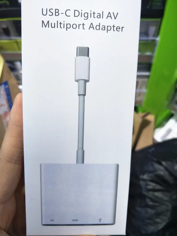 Новый Тип USB C Hub адаптер 3 в 1 взаимный обмен данными между компьютером и