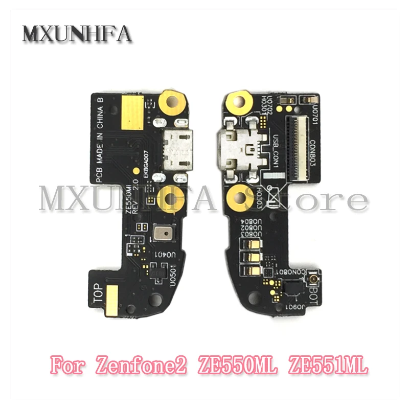 MXUNHFA 10 шт./лот USB Зарядное устройство Док-станция для зарядки с гибким кабелем для ASUS Zenfone 2 ZE550ML ZE551ML ZE500CL Z00D зарядки Порты и разъёмы с микрофоном