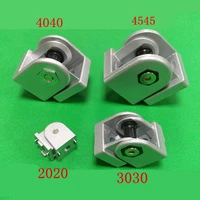 2020303040404545 zinc alloy living hinge aluminum profile fittings right angle zinc alloy flexible pivot joint connector