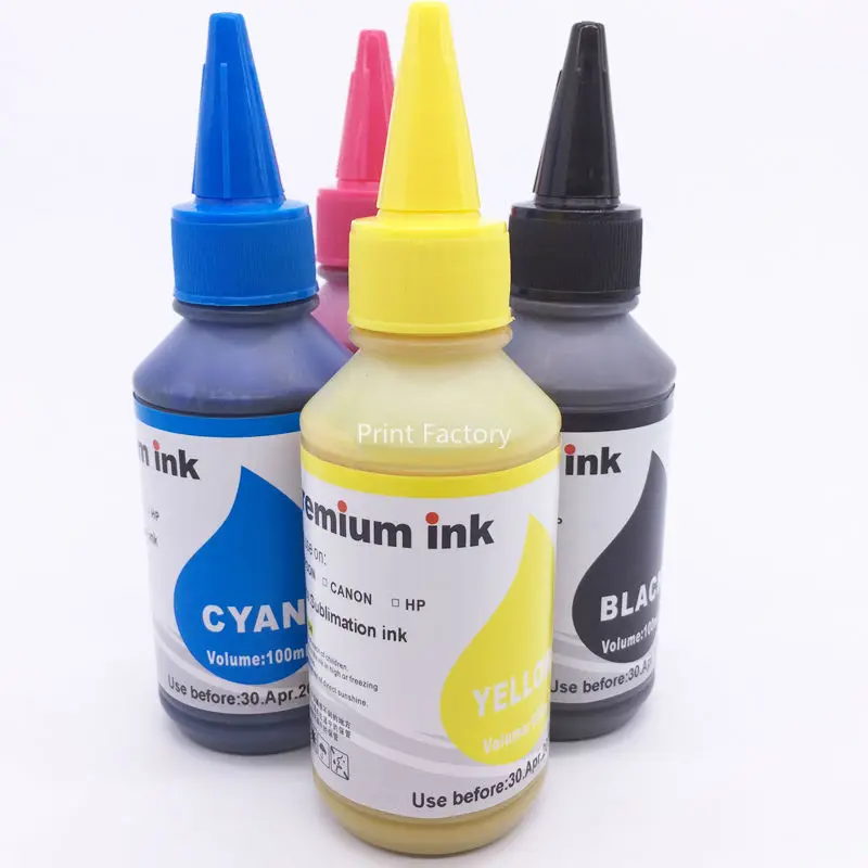 4 цвета T0711 сублимационные чернила для Epson DX4050 DX4000 DX4400 DX4450 DX5050 DX6000 DX6050 DX7400 DX7450 DX8400