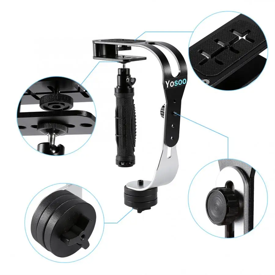 Телефон Ручной Стабилизатор стабилизатор видеокамеры Steadycam для Gopro DSLR CR 05 стабилизатор для камеры s
