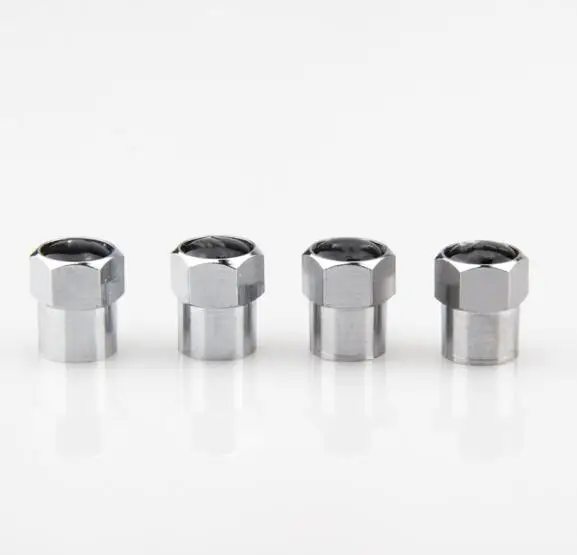 [4 шт.] Серебристые мини-шины клапанные колпачки Шины Клапаны автомобильные шины