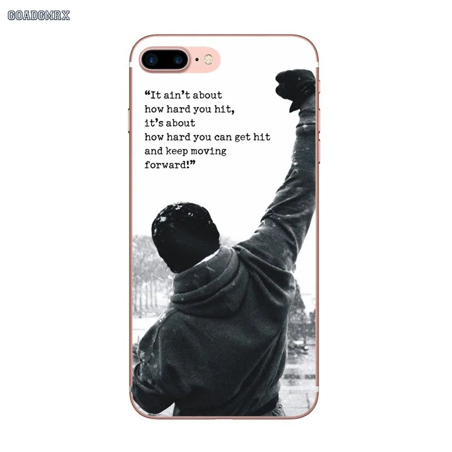 Силиконовый чехол для телефона Samsung Galaxy S2 S3 S4 S5 Mini Alpha S6 S7 edge S8 S9 Plus J1 Grand Prime Rocky Balboa c