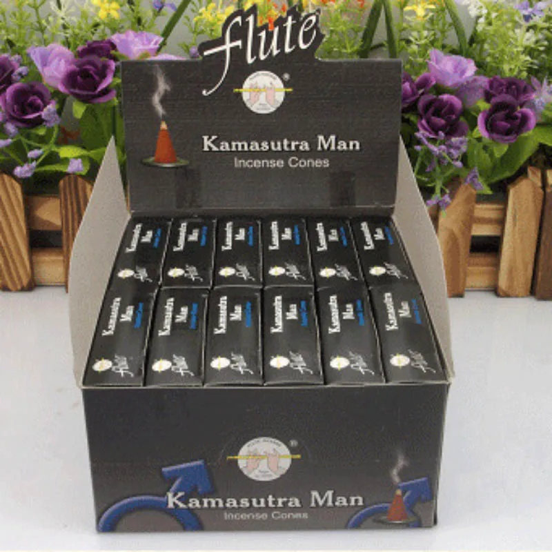 Камасутра человек 120 конусов/упаковка ароматический ладан ручной скрученный из